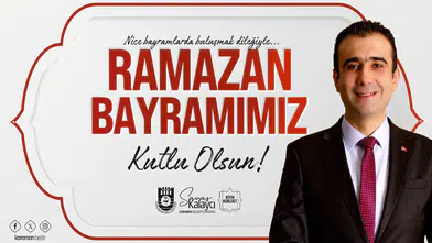 Başkan Kalaycı Karamanlıları kutladı: “Bayramlar müstesna günlerdir”