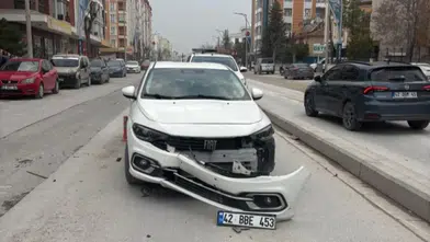 Konya'da otomobil ile motosiklet çarpıştı: 1 yaralı