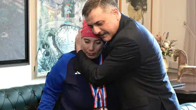 Konyalı Bakandan samimi fotoğraf karesi!