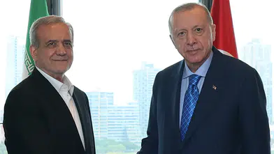 Cumhurbaşkanı Erdoğan, İran Cumhurbaşkanı ile görüştü