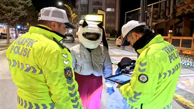 Aksaray’da denetimde yakalandı! Ehliyeti yetersiz çıktı