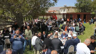 Konya’da su kaynağı yanında şükür duası yapıldı