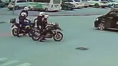 Konya'da boğazına yiyecek kaçan sürücü böyle kurtarıldı