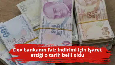 Dev bankanın faiz indirimi için işaret ettiği o tarih belli oldu
