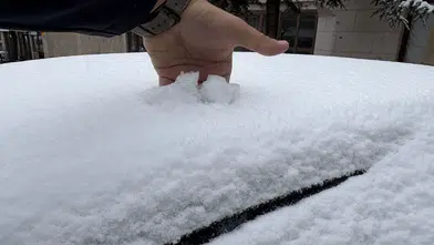 Aksaray’da şaşırtan görüntü! İlçe mayıs ayında beyaza büründü