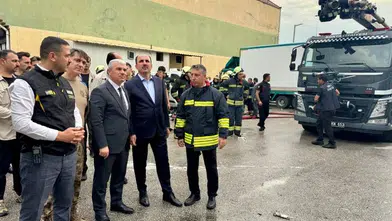Konya Valisi ve Başkan Altay dev yangının olduğu bölgede!