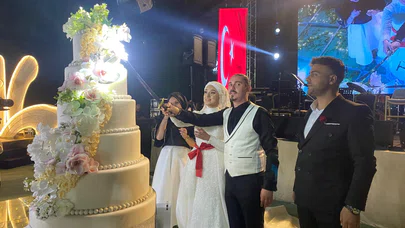 Aleyna ile Arif dünyaevine girdi