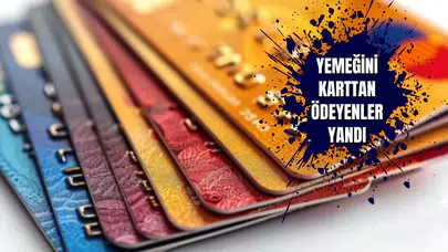 Yemek yerken karttan öderseniz karakolluk olabilirsiniz...