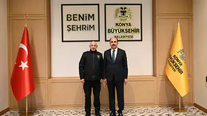 Başkan Altay ve Emniyet Müdürü buluştu! Konya’da güvenlik artacak