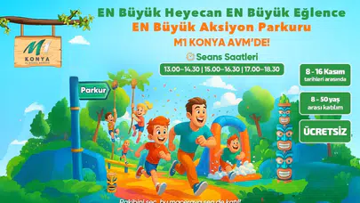 Kasım ayı M1 Konya AVM'de dolu dolu geçecek!