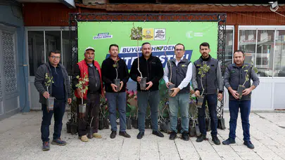 Konya’da bereketli yatırım: 4 bin fidanla tarımda yeni dönem