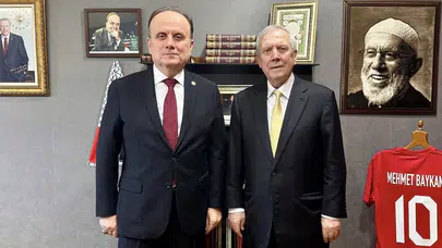 Aziz Yıldırım’dan Konya Vekili Baykan’a sürpriz ziyaret