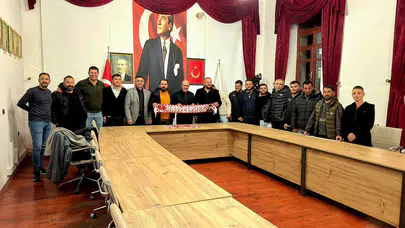 Konya'da belediye başkanı taraftar grubuyla görüştü! "Ortak sevdamız"