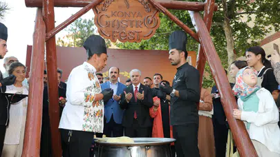 Konya GastroFest’te lezzet, finalde Milli maç heyecanı