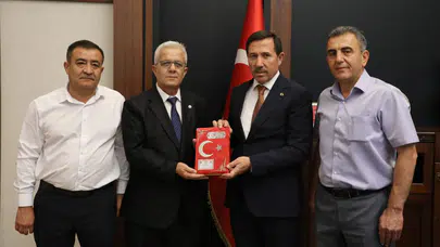 Konya Polis Emeklileri Derneği, belediye başkanlarıyla bir araya geldi