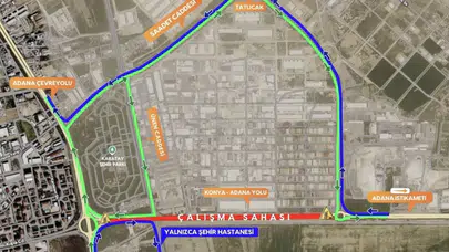 Konya’da kritik kavşak 30 gün trafiğe kapanıyor!