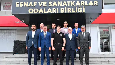 Konya İl Emniyet Müdürü Koç, esnaflarla buluştu