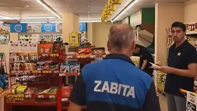 Konya'da marketlere sıkı denetim! Tarihi geçmiş ürünler imha edildi