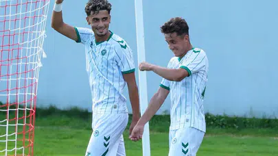 Konyaspor’da genç golcü, göze girmeyi başardı