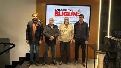 NEÜ yönetiminden Anadolu'da Bugün'e anlamlı ziyaret