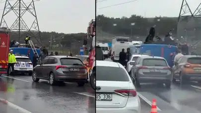 Cezaevi nakil aracı devrildi! 2'si ağır 19 yaralı