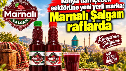 Konya’dan içecek sektörüne yeni yerli marka: Marnalı Şalgam raflarda