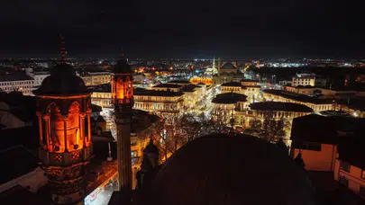 Konya bu gece başka güzel! Mükemmel kareler görenleri hayran bıraktı
