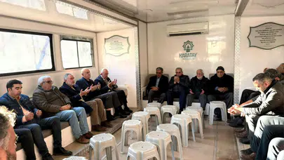 Başkan Kavuş’tan Erkoyuncu ve Akbıyık’a taziye ziyareti