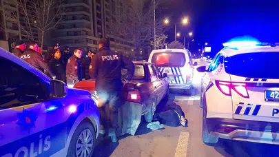 Konya’da gece vakti araç gaspı! Şüpheli yakalandı