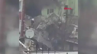 2 bina çöktü, yaralılar var