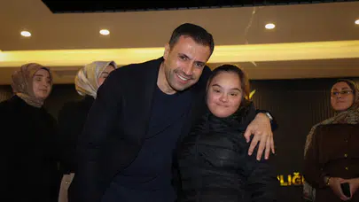 Başkan Özgökçen özel günde özel misafirleri ağurladı