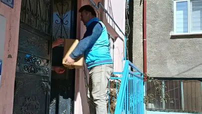 Konya'da Ramazan yardımları ihtiyaç sahiplerine ulaştı