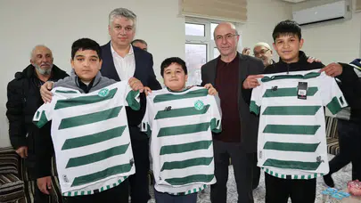 Konyalı Başkan, çocukları Konyasporlu yapıyor