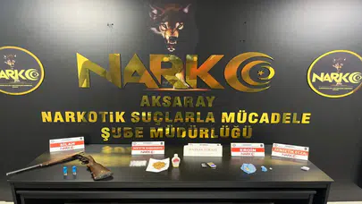Aksaray’da uyuşturucuya darbe! 11 adrese baskın, 19 tutuklama