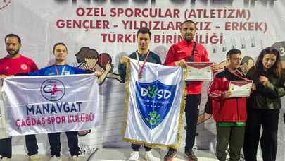 DOSD Meram’ın özel sporcuları Türkiye şampiyonu oldu