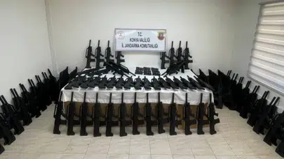 Konya’da dev silah operasyonu: 3 kişi tutuklandı