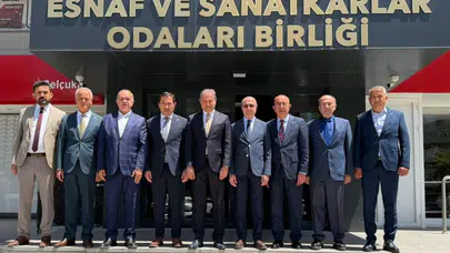 Konyalı Belediye Başkanları, esnafların lideri ile bir araya geldi