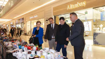 Konya İl Başkanı Özgökçen, o çocukların emeklerini yerinde inceledi