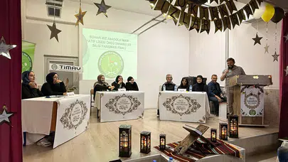 Buhari Kız AİHL’de “Öncü Sahabiler” projesinde büyük final