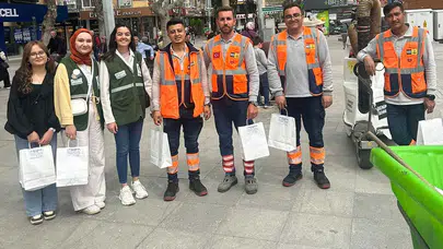 Konya'da Yeşilay'dan 1 Mayıs'ta anlamlı jest