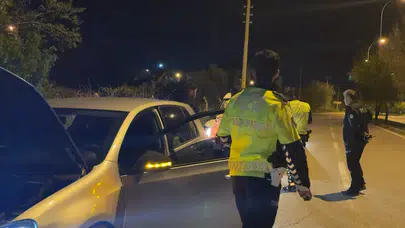 Aksaray’da gece denetimi: Alkollü sürücüye geçit yok