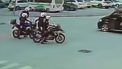 Konya'da boğazına yiyecek kaçan sürücü böyle kurtarıldı