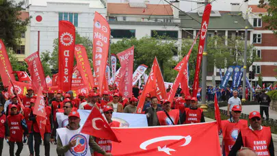 Konya’da 1 Mayıs coşkusu! İşçiler meydanlara çıktı