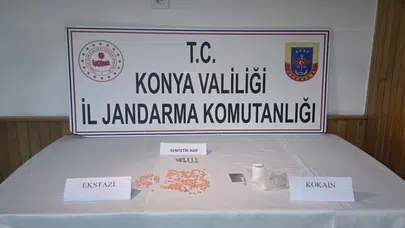 Konya’da narkotik operasyonu! Jandarma baskınında şüpheli tutuklandı