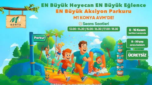 Kasım ayı M1 Konya AVM'de dolu dolu geçecek!