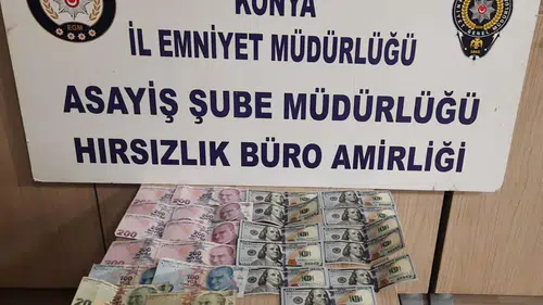 Konya'da ‘pes’ dedirten hırsızlık! Çaldı, kameraya el salladı, 1 saatte yakalandı