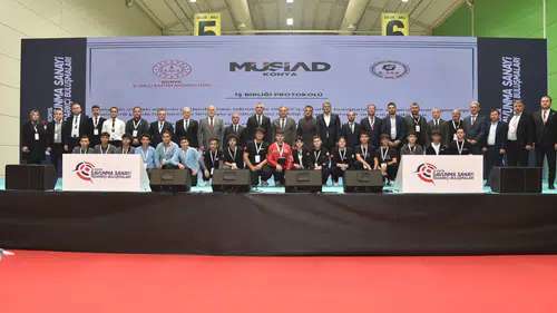 Konya'da öğrenci ve iş dünyası buluştu: Mesleki eğitimde yeni dönem başlıyor!