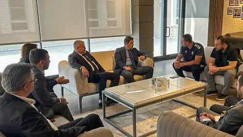 Ünal Karaman, Konyaspor'un yeni hocası ile görüştü