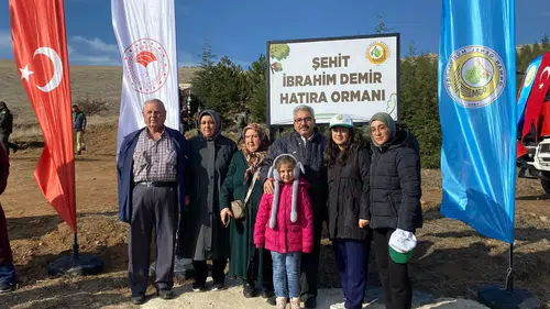 Konya şehidini unutmadı! Anlamlı tören
