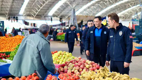Aksaray'da pazar yerlerine sıkı denetim